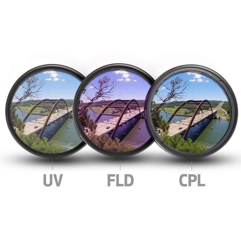 Ultimaxx 67MM Lens Accessory Kit - 6PC Gradual Color Filter + UV CPL FLD Filter + Macro Close Up Set (+1 +2 +4 +10) - Image 3